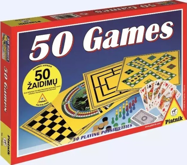 Piatnik PIAT 50 žaidimų, LT