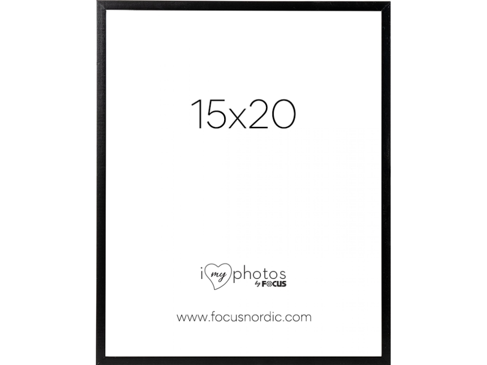 Focus Ramme Soul Svart 15x20 Cm