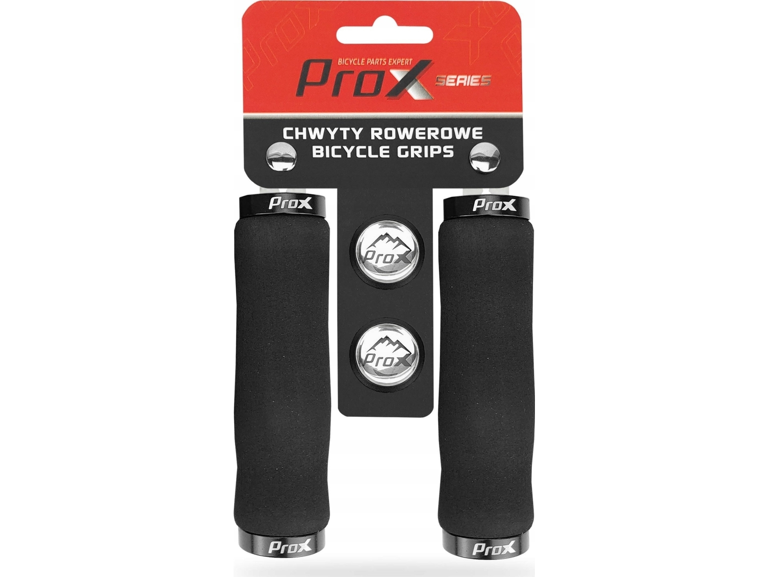 ProX GP-58 Foam 135mm 2xLock-on styrgrepp svart | Cykling - Cykelutrustning - Handtag och grepp | GameStuff