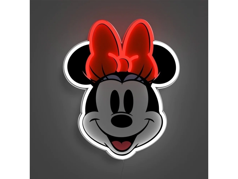 Lubinis Šviestuvas Trefl Yellowpop Neoninis Geltonasis „Disney Minnie“ Margintas Veidas