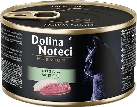 Dolina Noteci Premium Vådfoder Til Katte Goose 185G