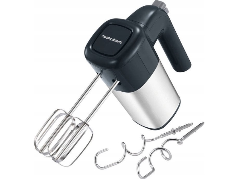 Morphy Richards 400512, Handmixer, Grå, Rostfritt stål, Vispning, Mixning, Knappar, Handtag, Grå, Rostfritt stål | Köksapparater - Köksmaskiner | GameStuff