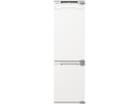 Gorenje Refrigerator NRKI517E82WF Energy efficiency class E Built-in Combi Height 177.2 cm No Frost system Fridge net capacity 176 L Freezer net capacity 76 L Display 35 dB White | Vitvaror - Kyl & Frys - Kylskåp | GameStuff
