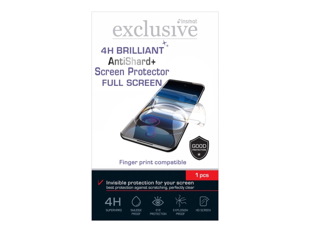 Insmat Exclusive Antishard Skarmskydd För Mobiltelefon 3d Film Transparent För Samsung Galaxy S24 S25