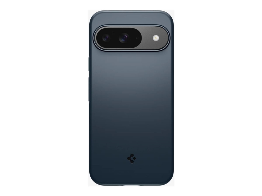 Spigen Thin Fit - Bagsidecover Til Mobiltelefon - Termoplastisk Polyuretan (Tpu), Polycarbonat (Pc) - Metalskifer - For Google Pixel 9, 9 Pro