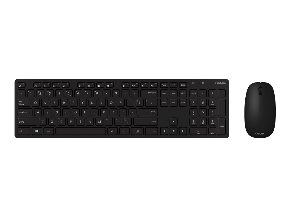 Asus W5000 Sæt Med Mus Og Tastatur 100 Trådløs 2.4 Ghz Sort