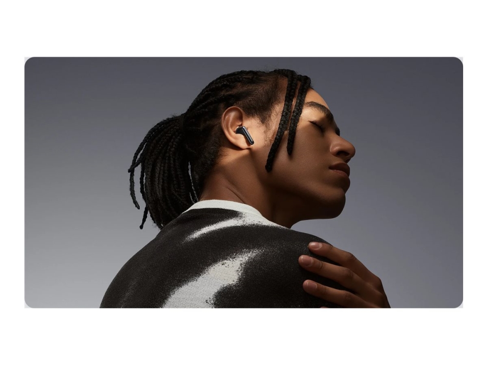 Xiaomi Redmi Buds 6 Pro - True wireless-hörlurar med mikrofon - inuti örat - Bluetooth - aktiv brusradering - space black