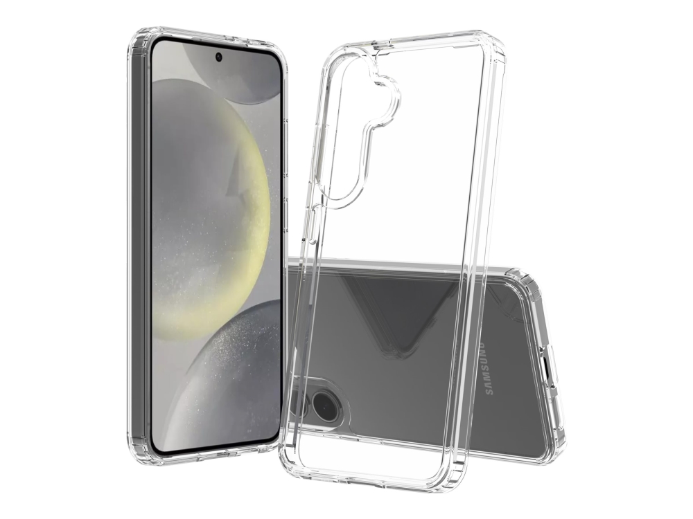 Screenor Bumper Baksidesskydd För Mobiltelefon Termoplastisk Polyuretan Tpu Akryl Transparent För Samsung Galaxy S24 S25