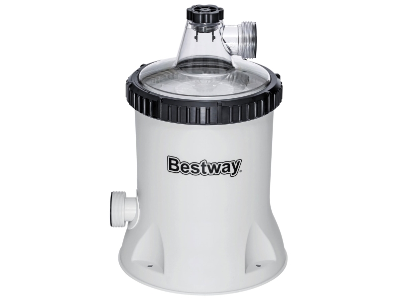 Bestway 58870, Filterpumpepatron, Sort, Hvid, Abs, Pvc, Polyethylenterephthalatfolie (Pet), Polypropylen (Pp), Gummi, Pool Over Jorden, Rund, 5,687 L