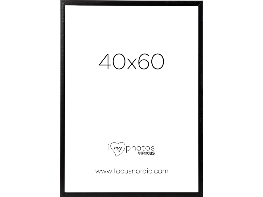 Focus Ramme Soul Svart 40x60 Cm
