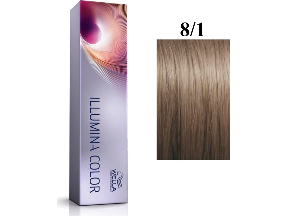 Wella Professionals Illumina Color permanent hårfärg 8/1 60 ml