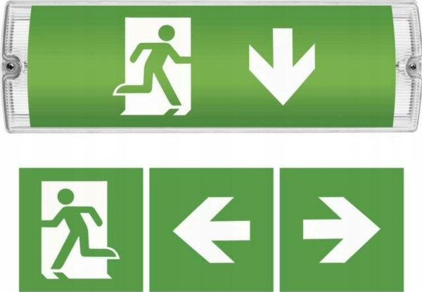 Nödutgångsarmatur 230V 3W 150lm, 3 timmar, IP65, EMOS | N - A | GameStuff