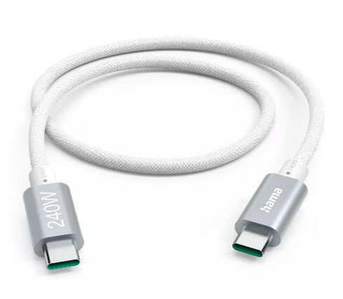 Hama Full-Featured, 1,5 M, Usb C, Usb C, Usb 3.2 Gen 1 (3.1 Gen 1), 5 Gbit/Sek., Hvid