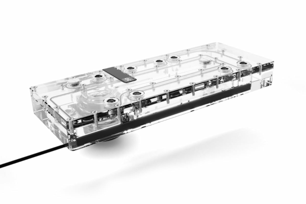 Alphacool Core Distro Plate O11 Dynamic Evo/Xl, Vandblok, Akryl, Transparent, 1/4", 60 °C, 0,8 Bar