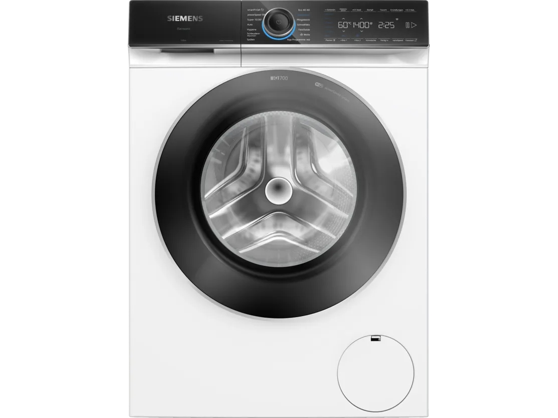 Siemens iQ700 WG44B2AW0, Front-læsning, 9 kg, B, 71 dB, 1400 rpm, A