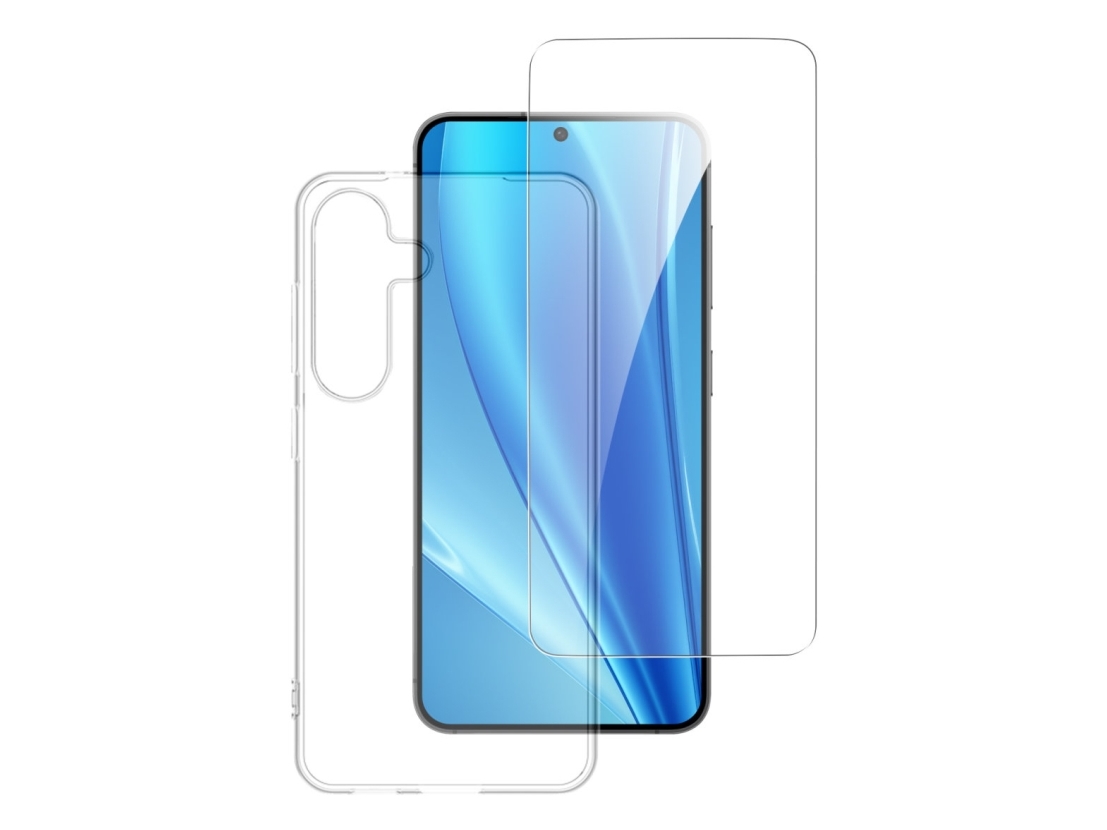 4smarts 541343 Samsung Galaxy S25 Stötsaker Reptålig Transparent 2 Styck
