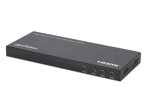 Manhattan 208406, Hdmi, Micro Usb Type-B, Metall, Schwarz, 1920 X 1080 (Hd 1080), 3840 X 2160, 480I, 480P, 576I, 576P, 720P, 1080I, 1080P, 1600P, 216