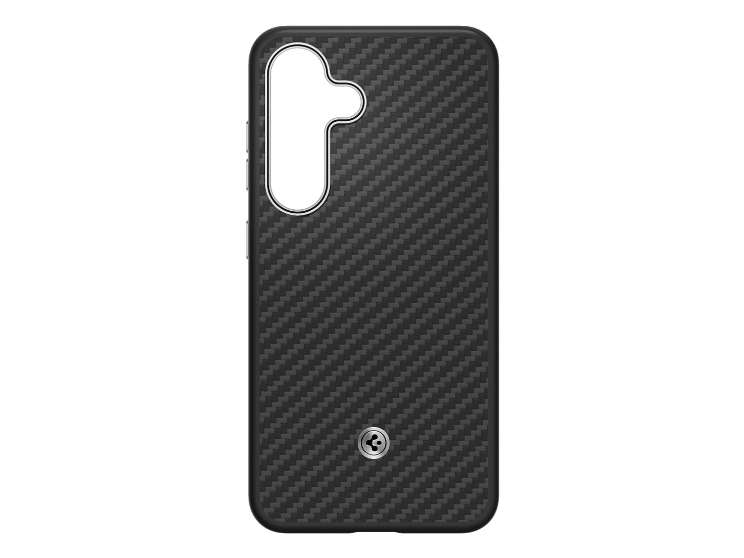 Spigen Enzo Aramid Omslag Samsung Galaxy S25 17 Cm 6.7  " Svart Silver