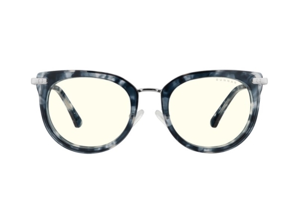 Gunnar Optiks LAH-05209, Kvinna, Rund, Klassisk, Blå, Vit, Nylonpolymer, 5,1 cm | Spel - Gaming kläder - Gaming glasögon | GameStuff