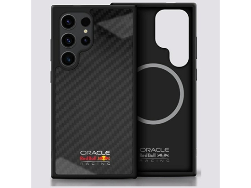 Red Bull Red Bull Red Bull Real Carbon Fiber Shiny Logo MagSafe Samsung Galaxy S25 Ultra Telefonskal Svart | Tele & GPS - Mobil tillbehör - Skydd & Väskor | GameStuff