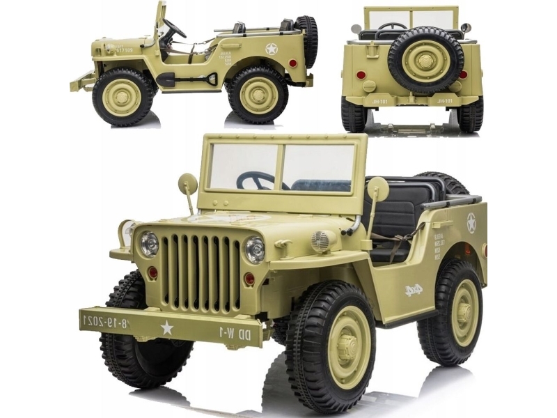 Lean Cars Elektromobilis vaikams Jeep JH101, chaki