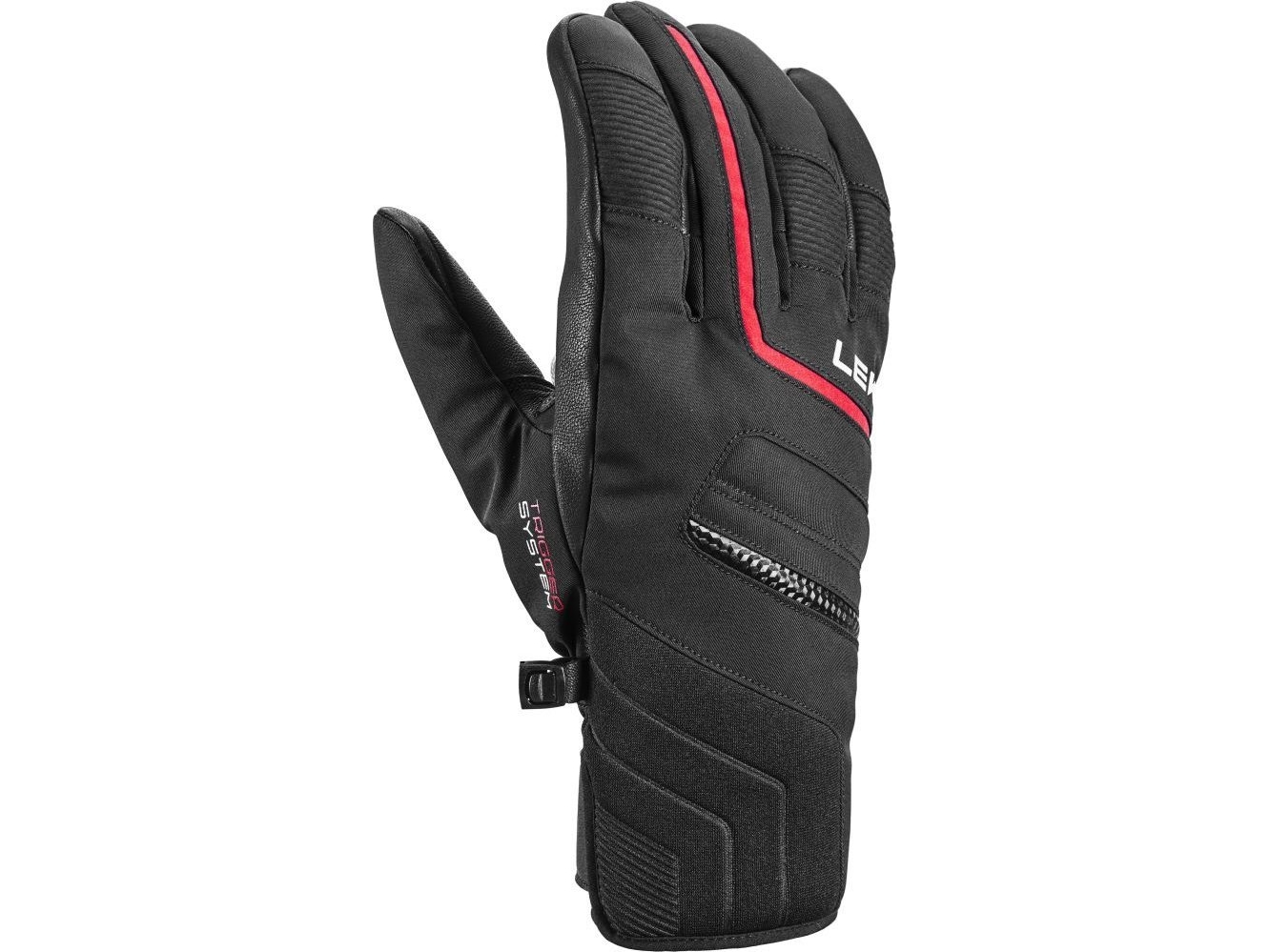 Leki LEKI Hanskat Falcon 3D musta/punainen 11.0