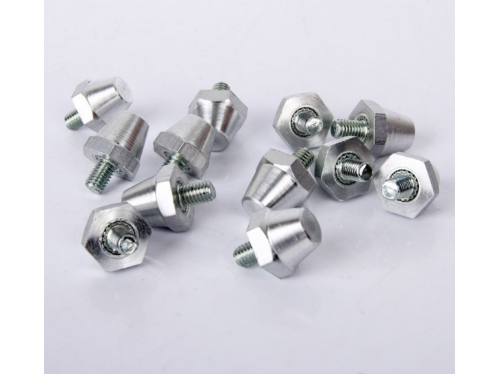 R-Goll Aluminium Skinnebensbeskyttere 8X11 Mm + 4X13 Mm