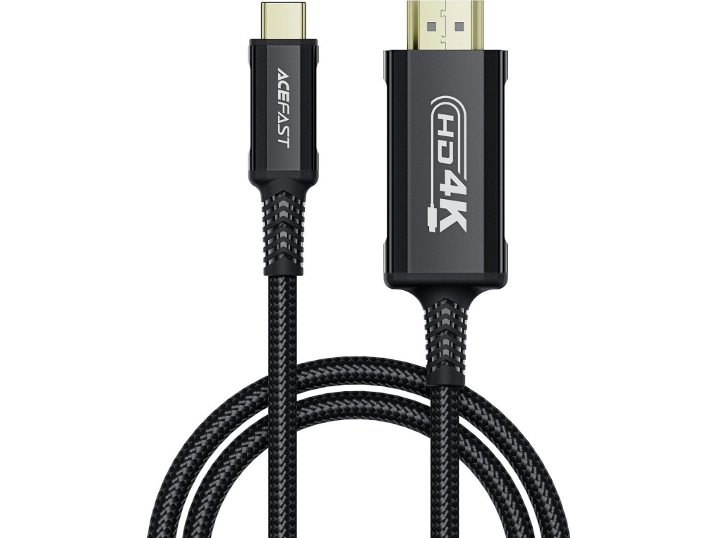 Acefast Usb-Kabel Acefast C1 Video Usb-C / Hdmi 4K 60Hz Hdr 1.8M - Schwarz