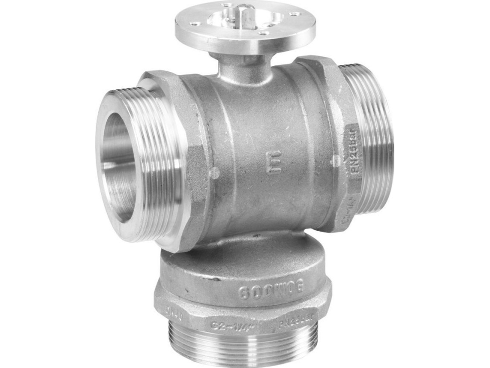 Honeywell Reguleringskugleventil 3-Dr., Dn25, G11/2, Kvs=10, Uden Drev (Mvn)R2