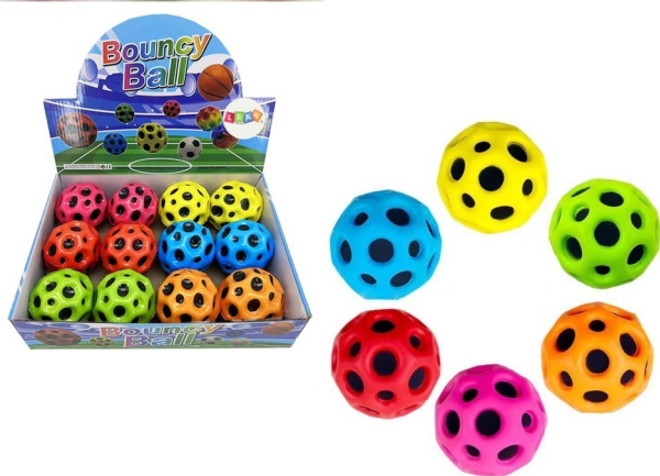 Leantoys Leuchtender Hüpfball Mit Grübchen 6Cm