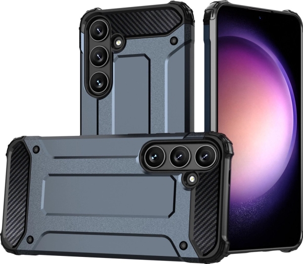 Hybrid Armor Fodral För Samsung Galaxy A15 Blå
