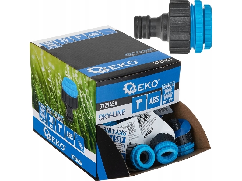 Hanekobling 1" Med 3/4" Og 1/2" Reduktioner Sky-Line - Displaykarton (30/240)
