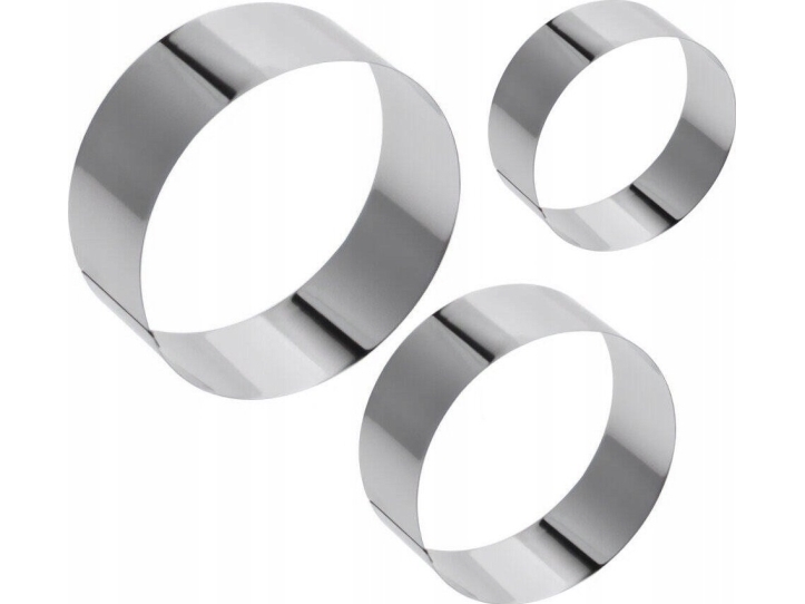 Sæt bageforme, 3 stk.