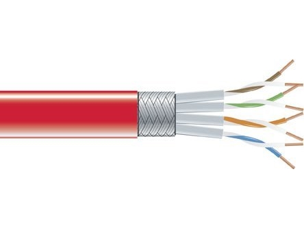 Black Box Cat6, 30M, 30 M, Cat6, S/Ftp (S-Stp), Rød