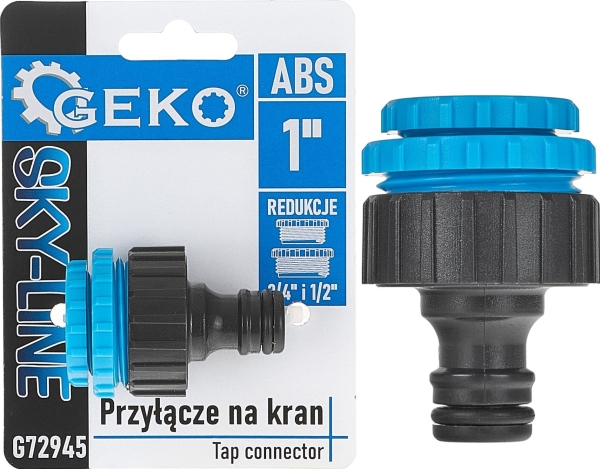 Bradas Vandhaneadapter 1" Med Reduktioner 3/4" Og 1/2" Sky-Line (240)