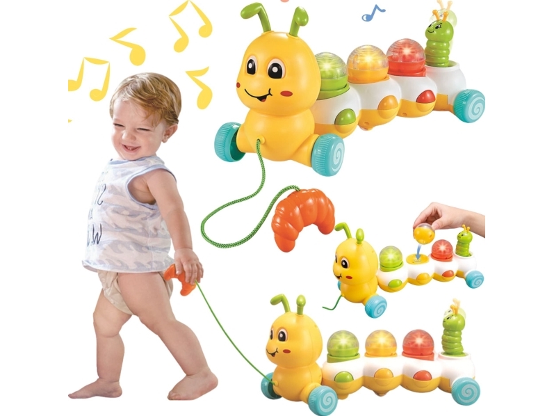 ProNice interaktiv gående fodbanel LED-musik + kegler