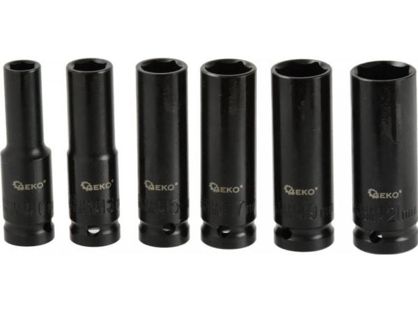Geko Værktøjssæt Med Slagbor 1/2" 10-21 Mm 6 Dele (20) G10500