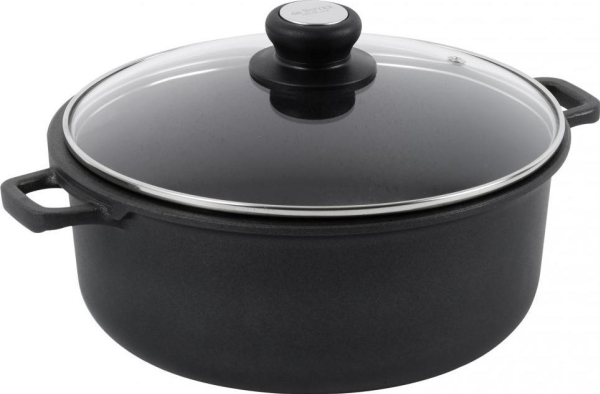 De Buyer Niedriger Topf Mit Glasdeckel Debuyer Choc Extreme 20 Cm