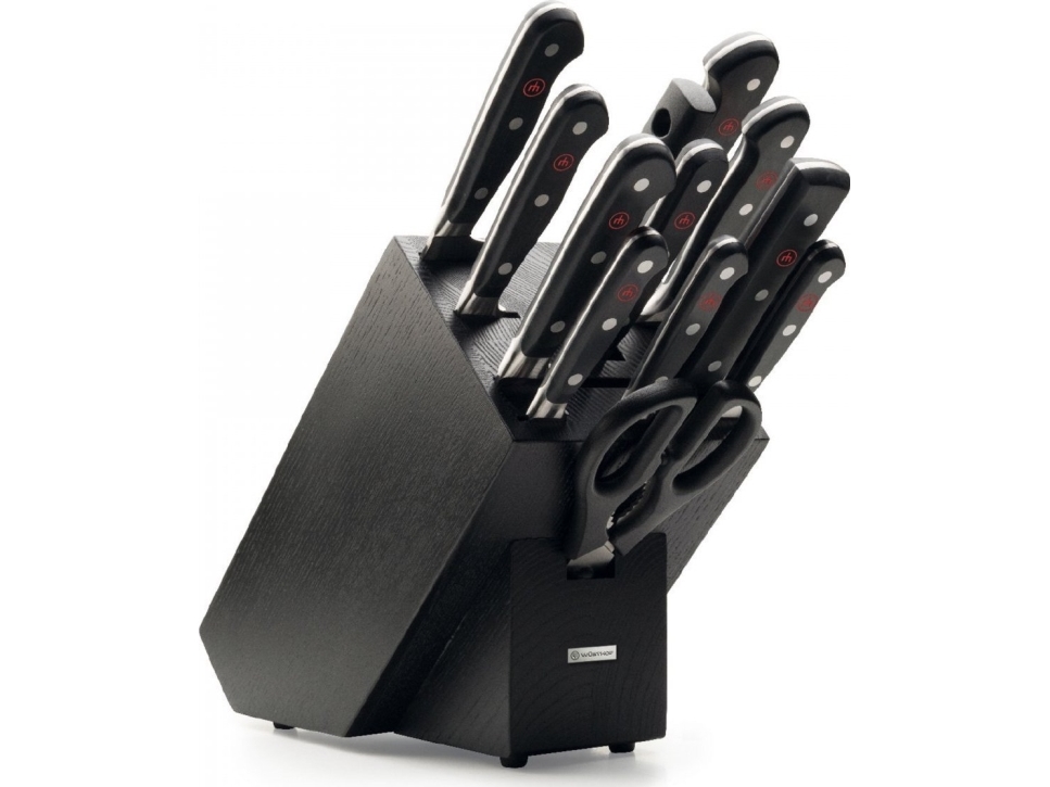 Wusthof CLASSIC blok med 12 knive