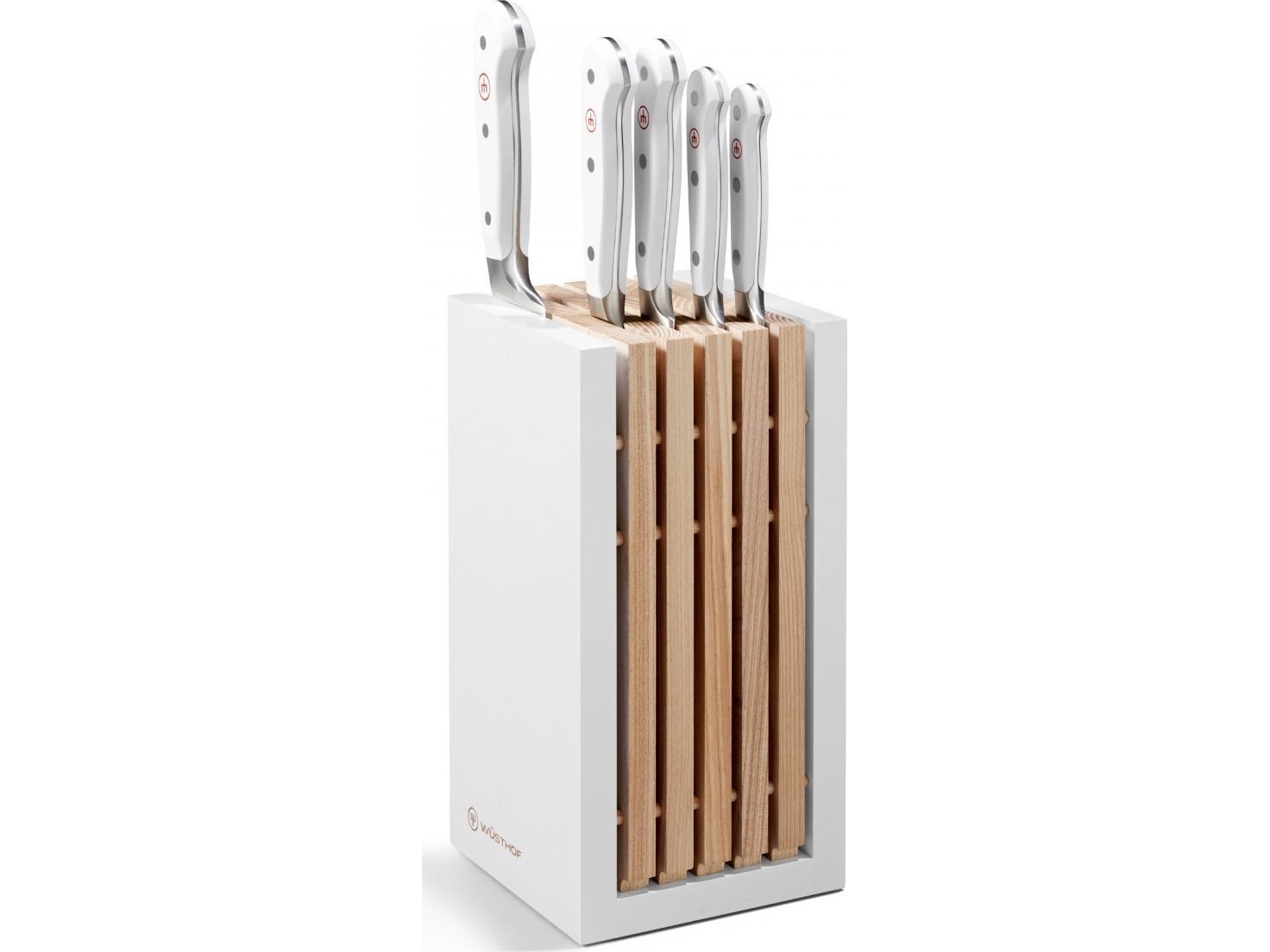 Wusthof CLASSIC WHITE 5-knivsblok WSTHOF