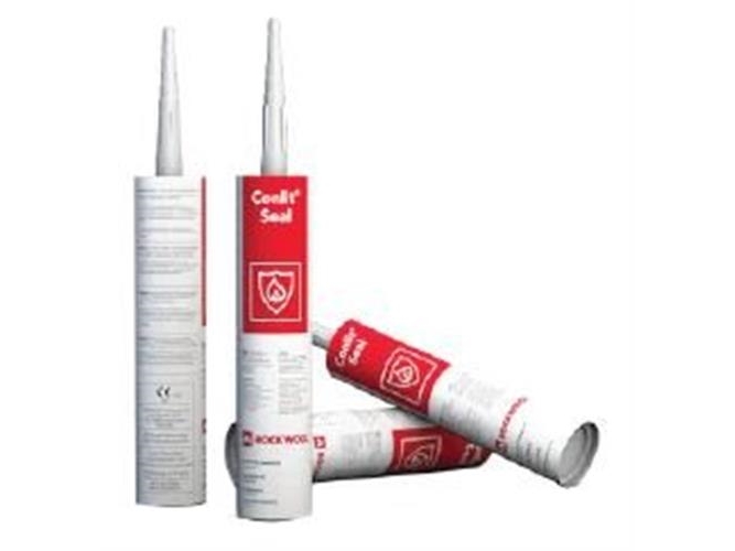 ROCKWOOL Conlit Seal 800 Brandfugemasse med intumeserende og akustiske egenskaber. Hvid med mat finish.