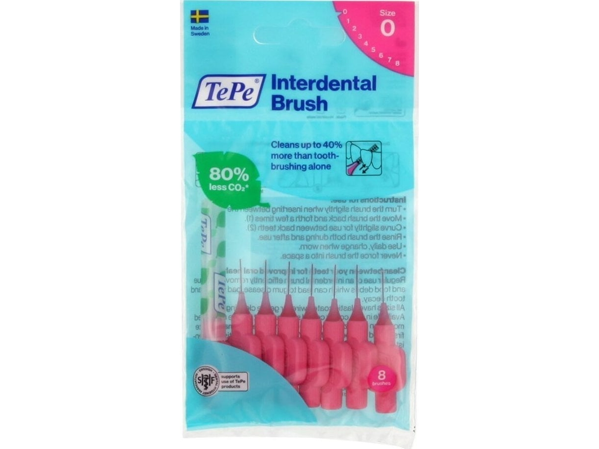 TePe Original Interdental Brushes 0 Pink (0,4 mm) 8 pcs