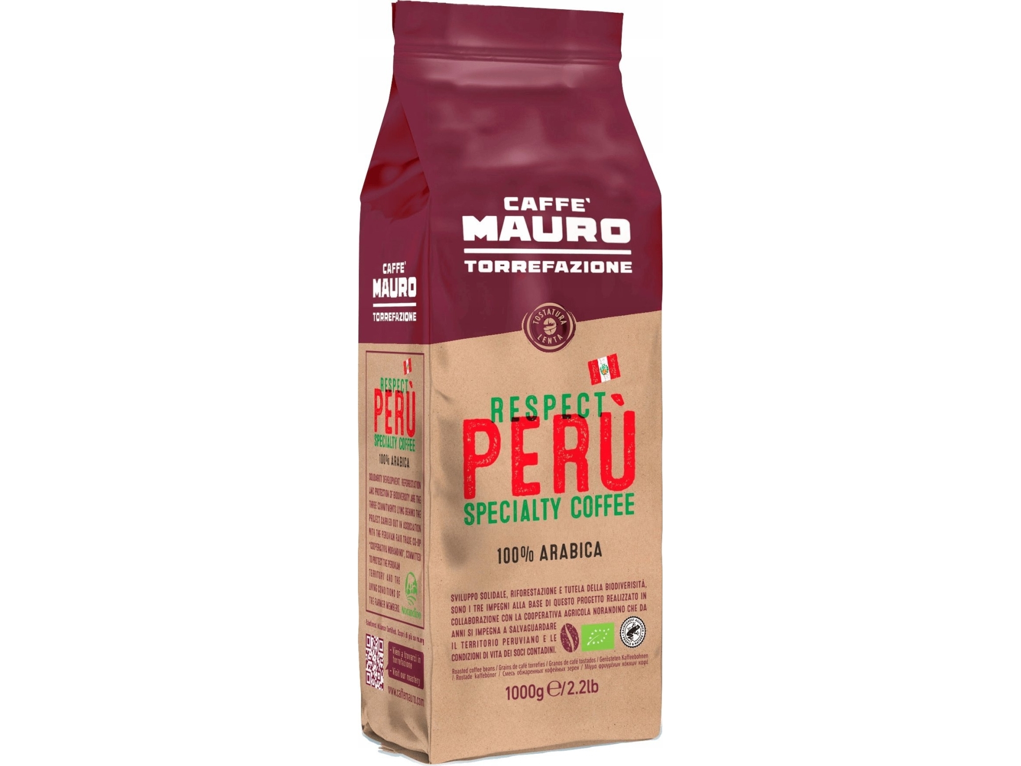 Mauro Peru 100% Arabica Bio Kava 1Kg