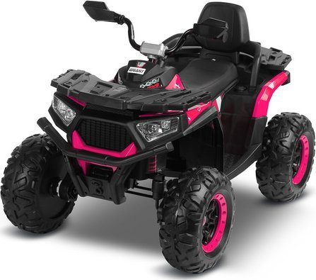 BATTERIKØRETØJ QUAD KÆMPE PINK