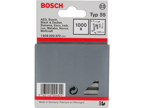 Bosch Clamp Type 55 6X1.08X16mm 1000 Stykker