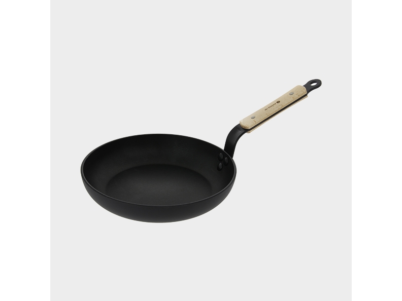 de Buyer 8780.24, Rund, Gryde til alle formål, Sort, Aluminium, Rustfrit stål, Keramisk, Gas, Halogen, Induktion, Forseglet plade, Frankrig