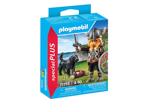 Playmobil Wikinger Mit Wachhund, 4 Jahr(E), Mehrfarbig, Kunststoff