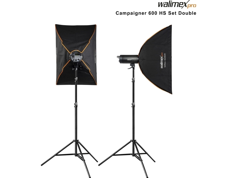 Walimex Pro Campaigner 600 Hs Set Double