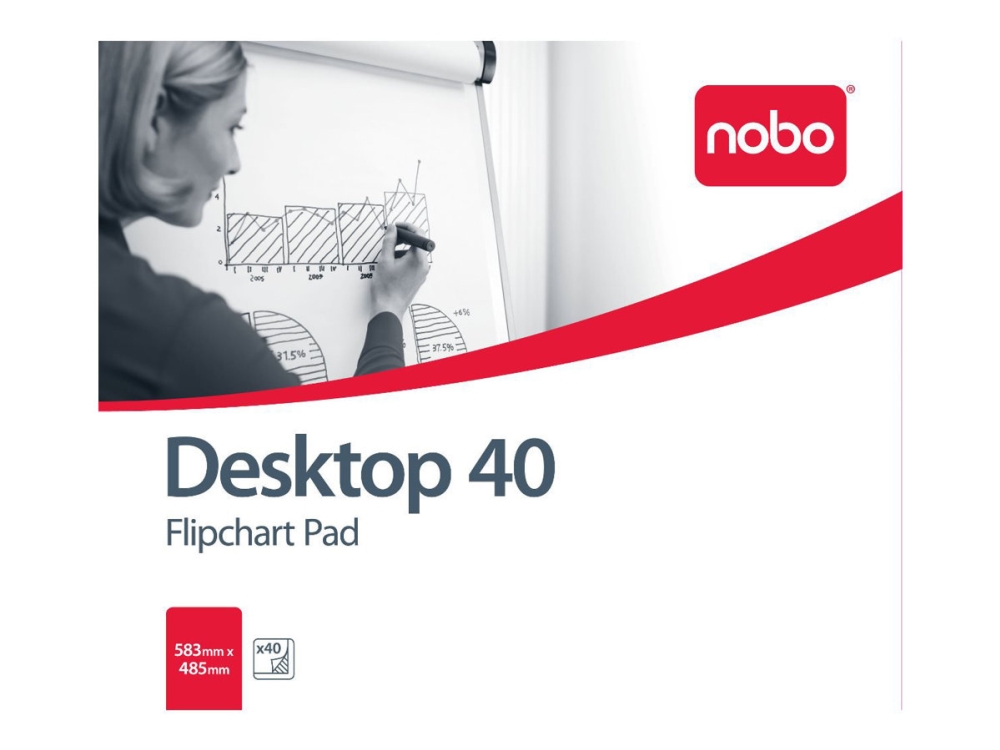 Nobo B1 - Flipdiagramblock - 700 x 1000 mm - 40 ark - tydlig (paket om 5) | Papper & Emballage - Specialpapper - Transparencies | GameStuff