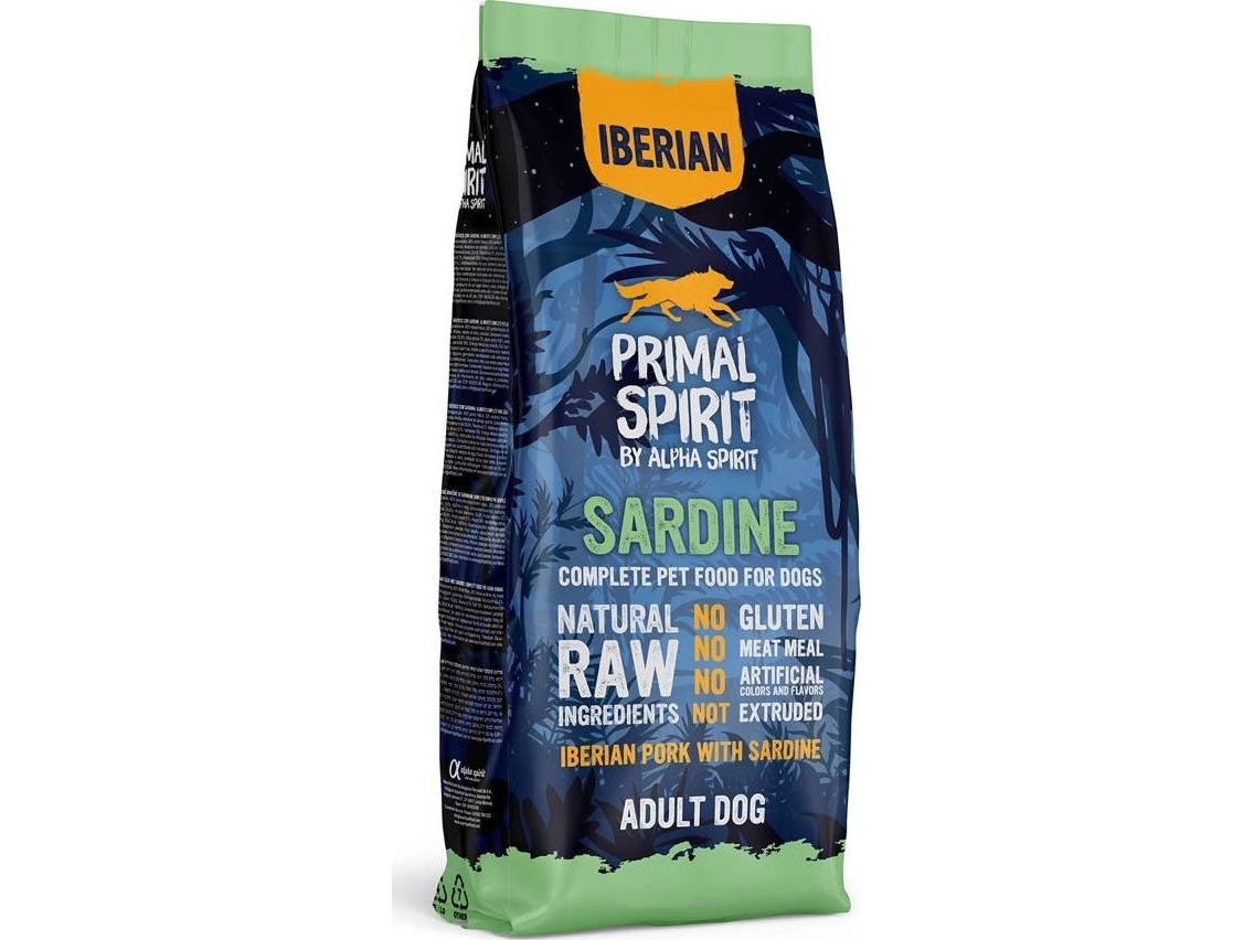 Hundefoder PRIMAL SPIRIT Iberian Sardine, semi-moist - 12 kg